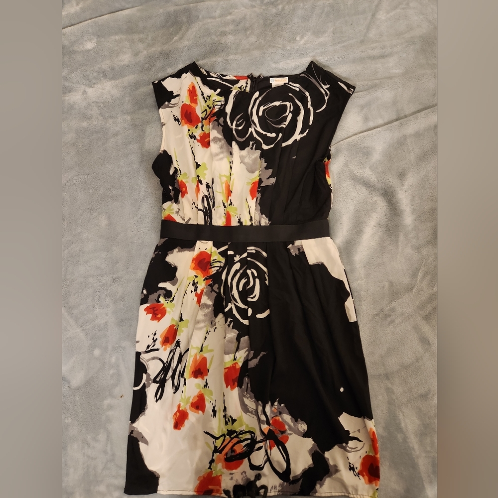 Rubber Ducky silk dress, size M